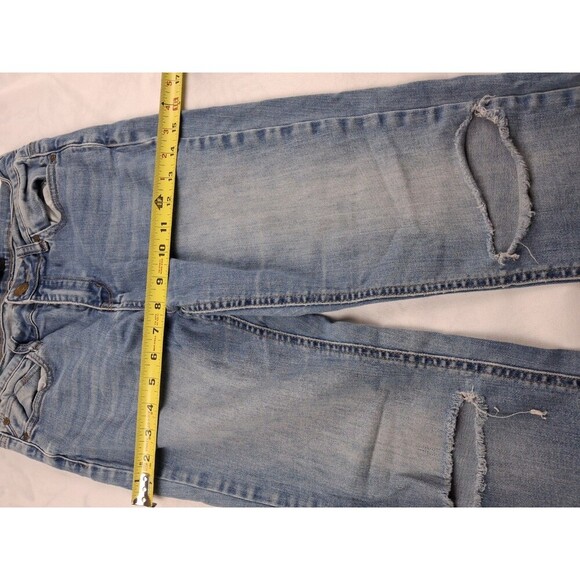 WAX JEAN LOS ANGELES TORN KNEE DISTRESS, SKINNY JEAN LIGHT BLUE COLOR - Picture 15 of 15